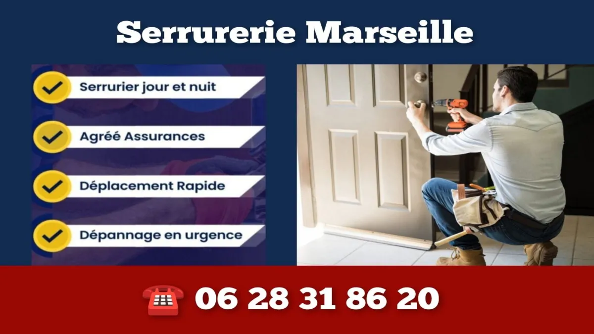 Serrurier professionnel local à Palais De Justice Marseille 13006 – intervention 24h/24